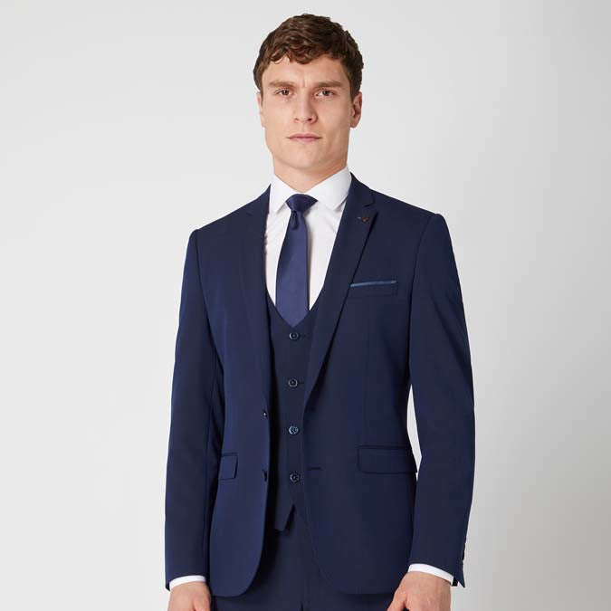 Remus Uomo 11880 78 Navy Slim Suit Jacket
