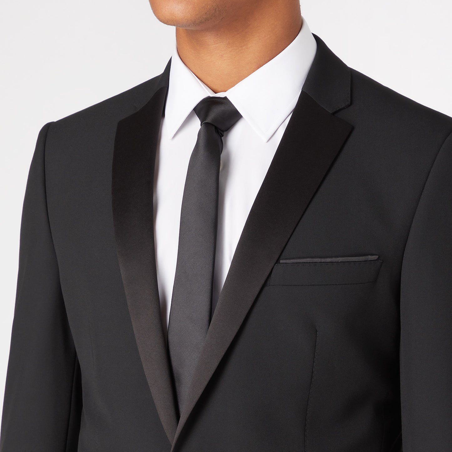 Remus Uomo 12162 00 Black Slim Dinner Suit Jacket