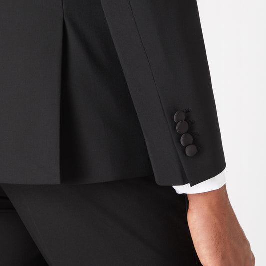 Remus Uomo 12162 00 Black Slim Dinner Suit Jacket