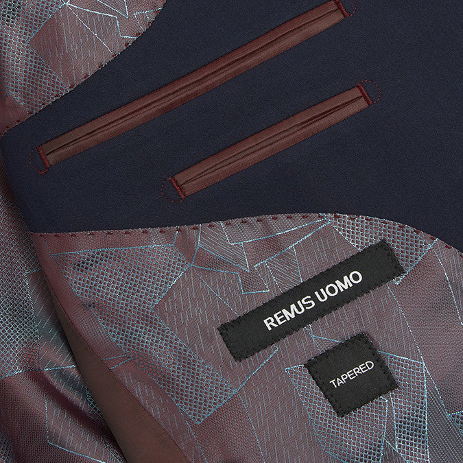 Remus Uomo 11770 78 Navy Tapered Suit Jacket