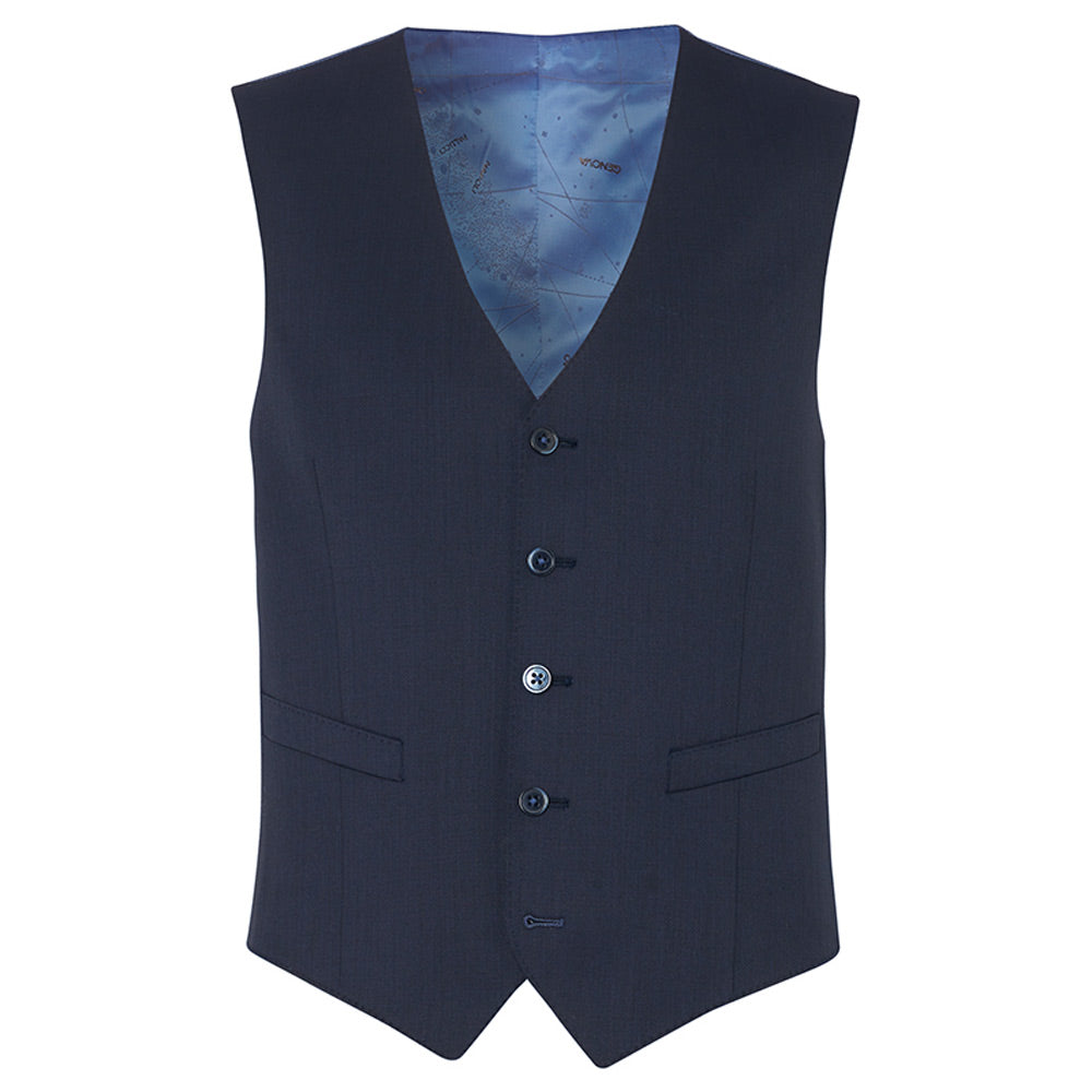 Remus Uomo 51184 78 Navy Slim Suit Waistcoat