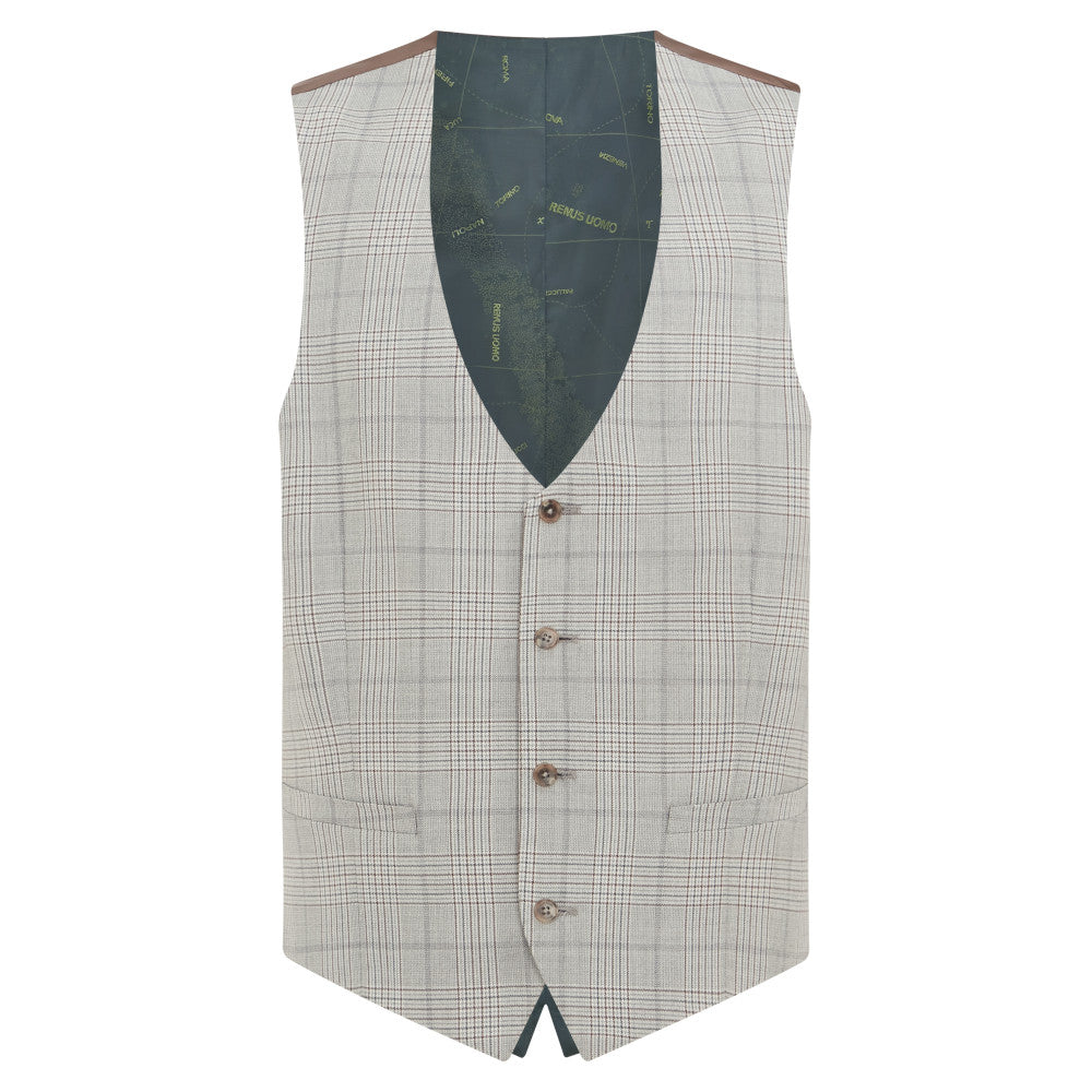 Remus Uomo 52034 04 Grey X-Slim Suit Waistcoat