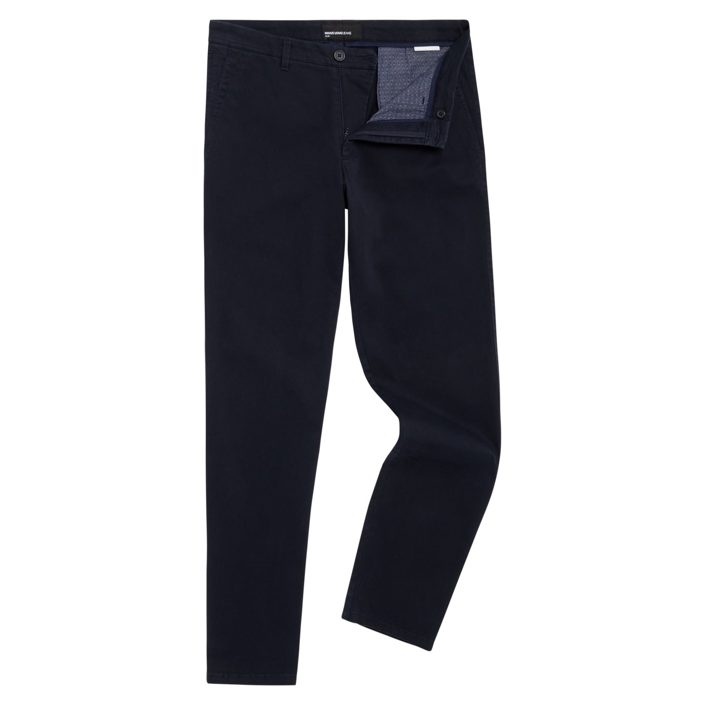 Remus Uomo 60128 78 Navy Slim Leg Cotton Stretch Chino