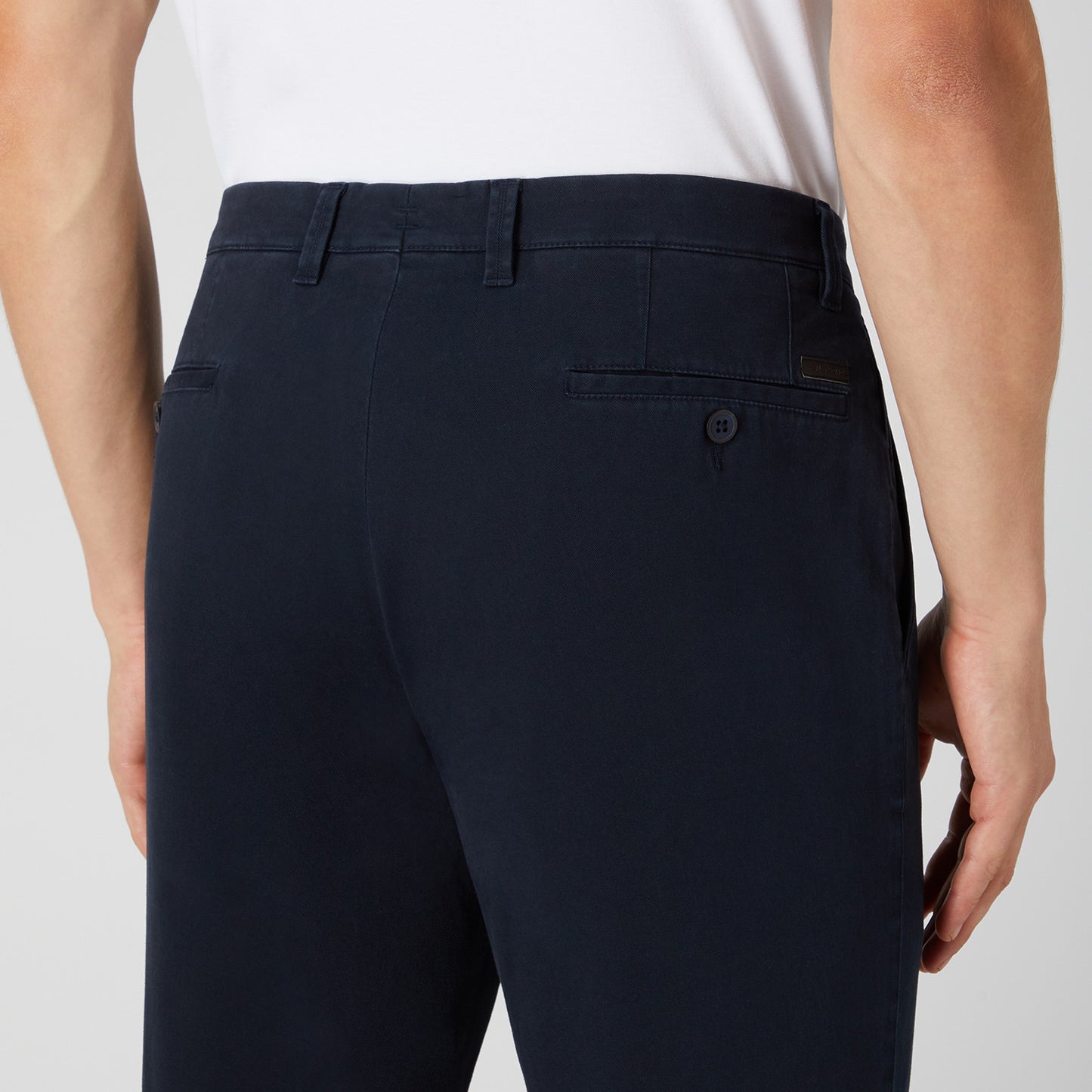 Remus Uomo 60128 78 Navy Slim Leg Cotton Stretch Chino