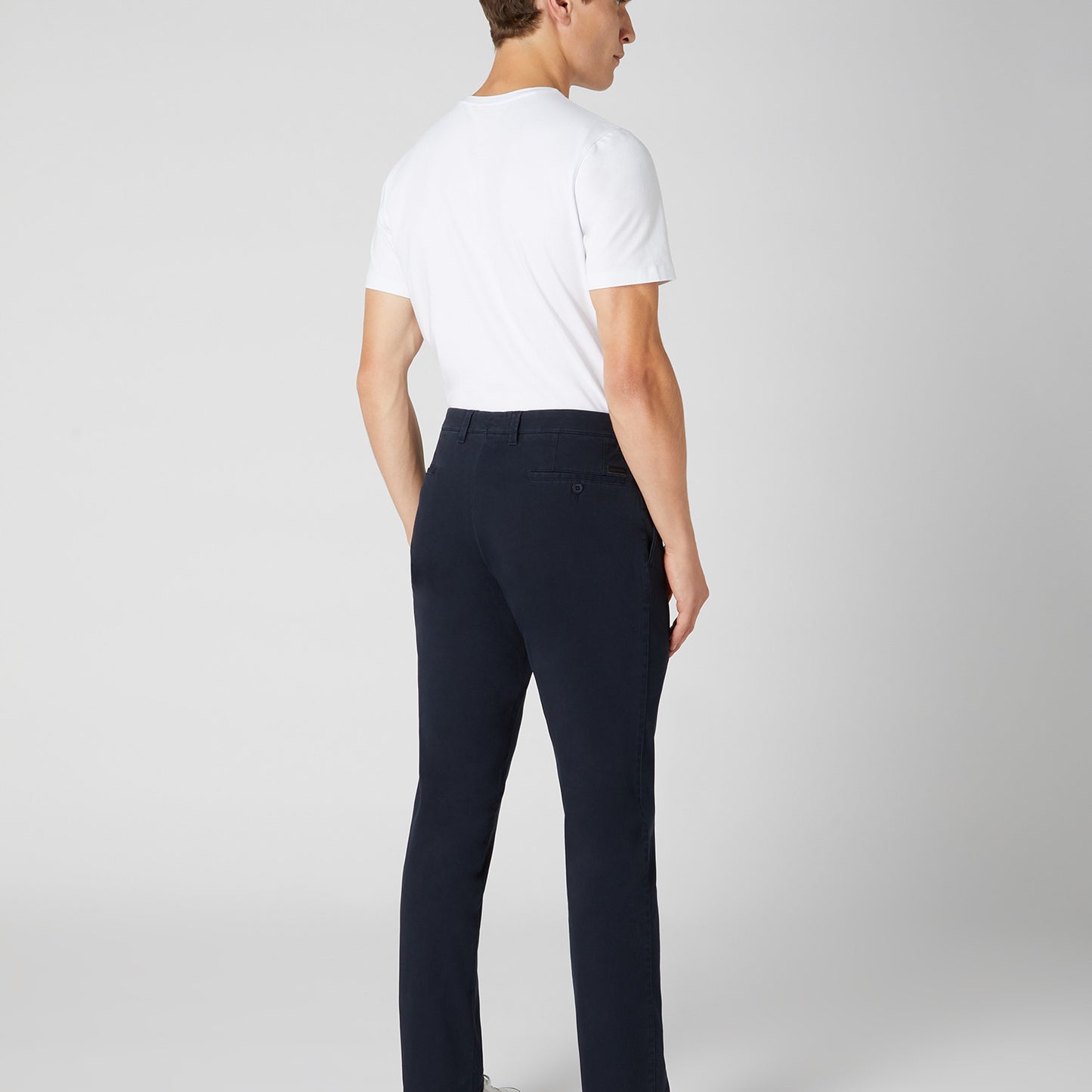 Remus Uomo 60128 78 Navy Slim Leg Cotton Stretch Chino