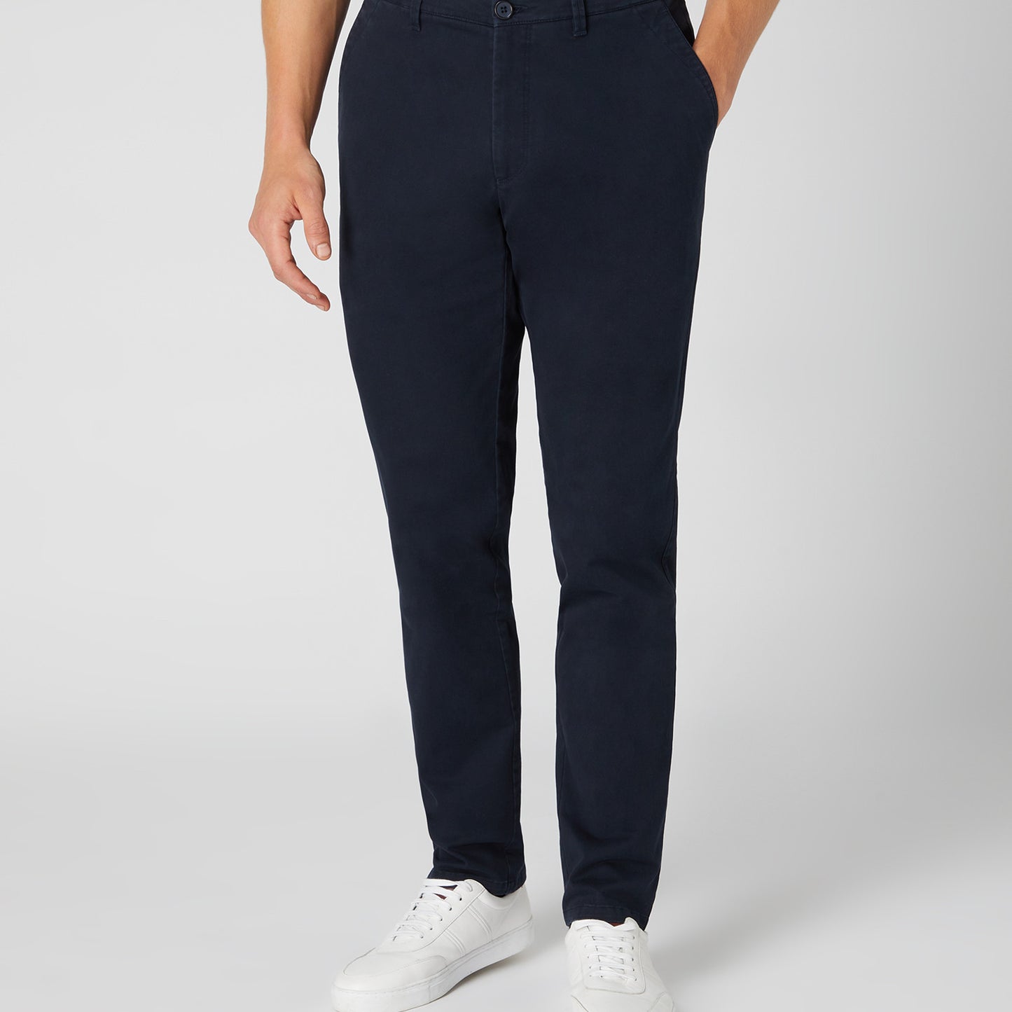 Remus Uomo 60128 78 Navy Slim Leg Cotton Stretch Chino
