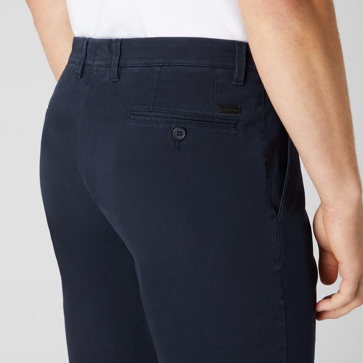 Remus Uomo 60138 78 Navy X-Slim Leg Cotton-Stretch Chino