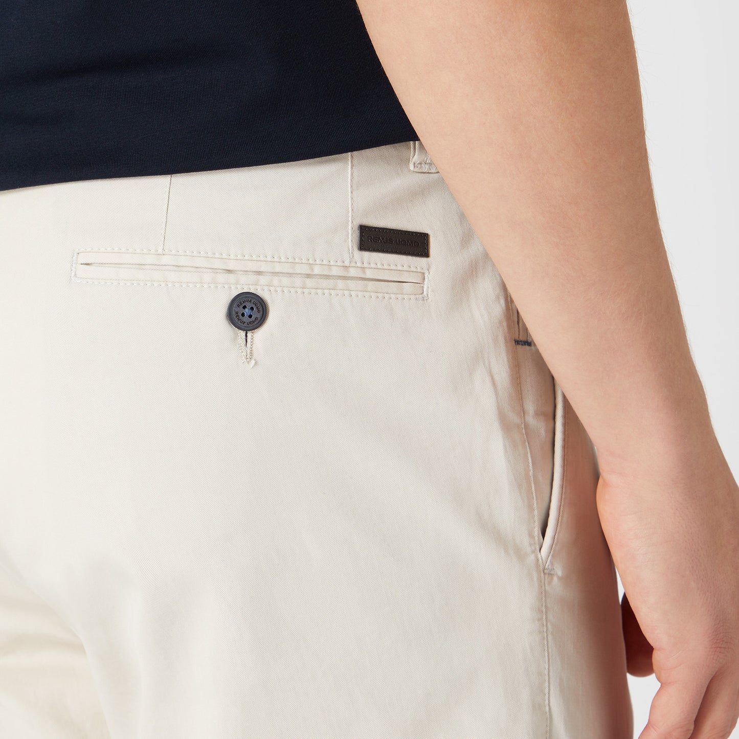 Remus Uomo 62500 91 Stone/Ecru Emilio Trouser