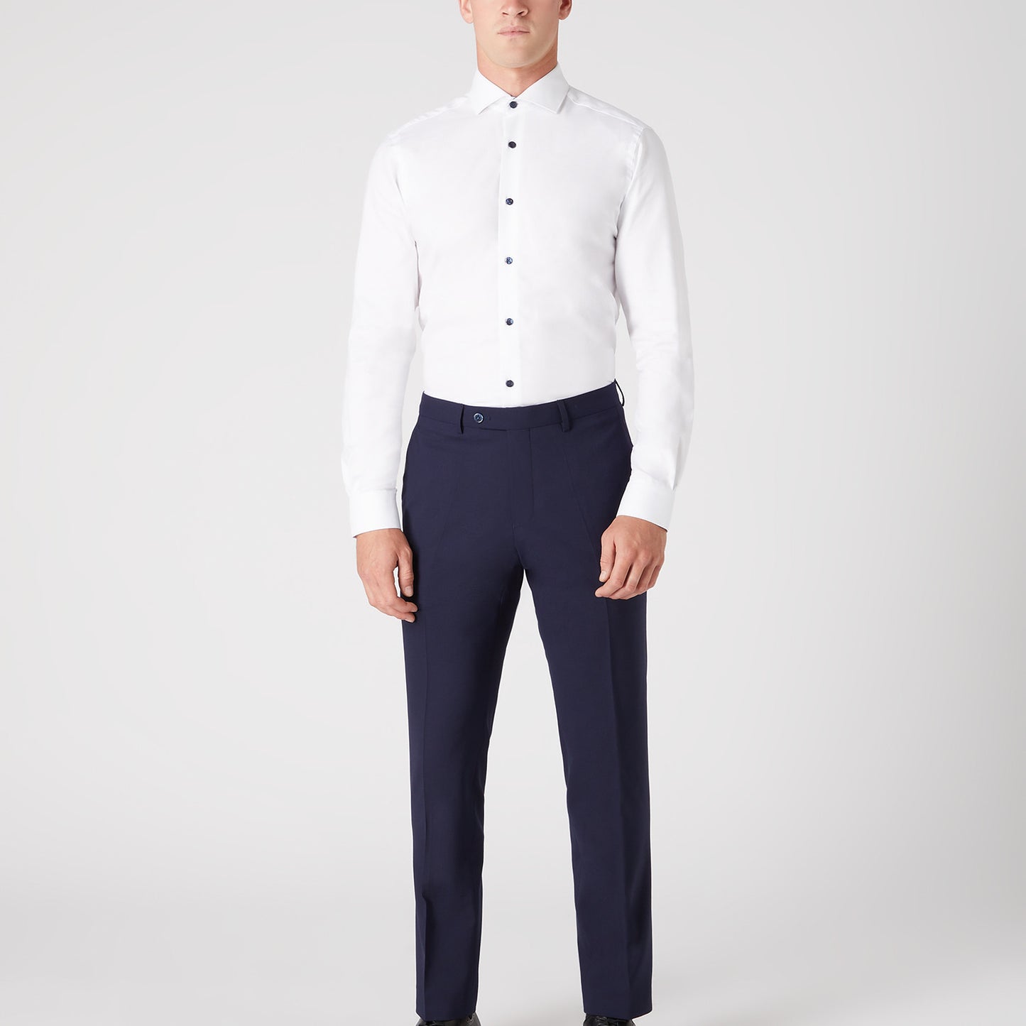 Remus Uomo 74880 00 Black Tapered Suit Trouser
