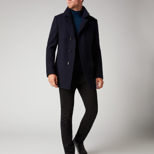 Remus Uomo 90077 78 Navy Lohman Tailored Coat