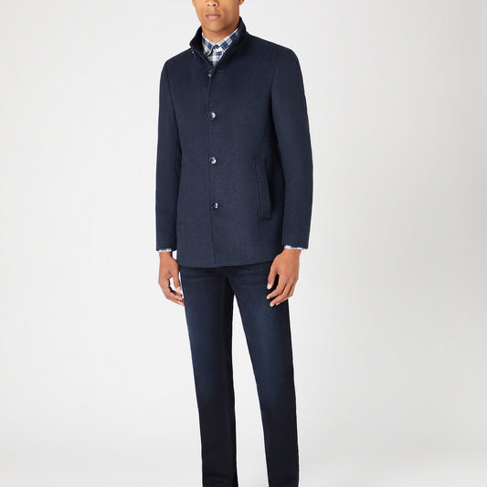 Remus Uomo 90410 78 Navy Jonah Overcoat