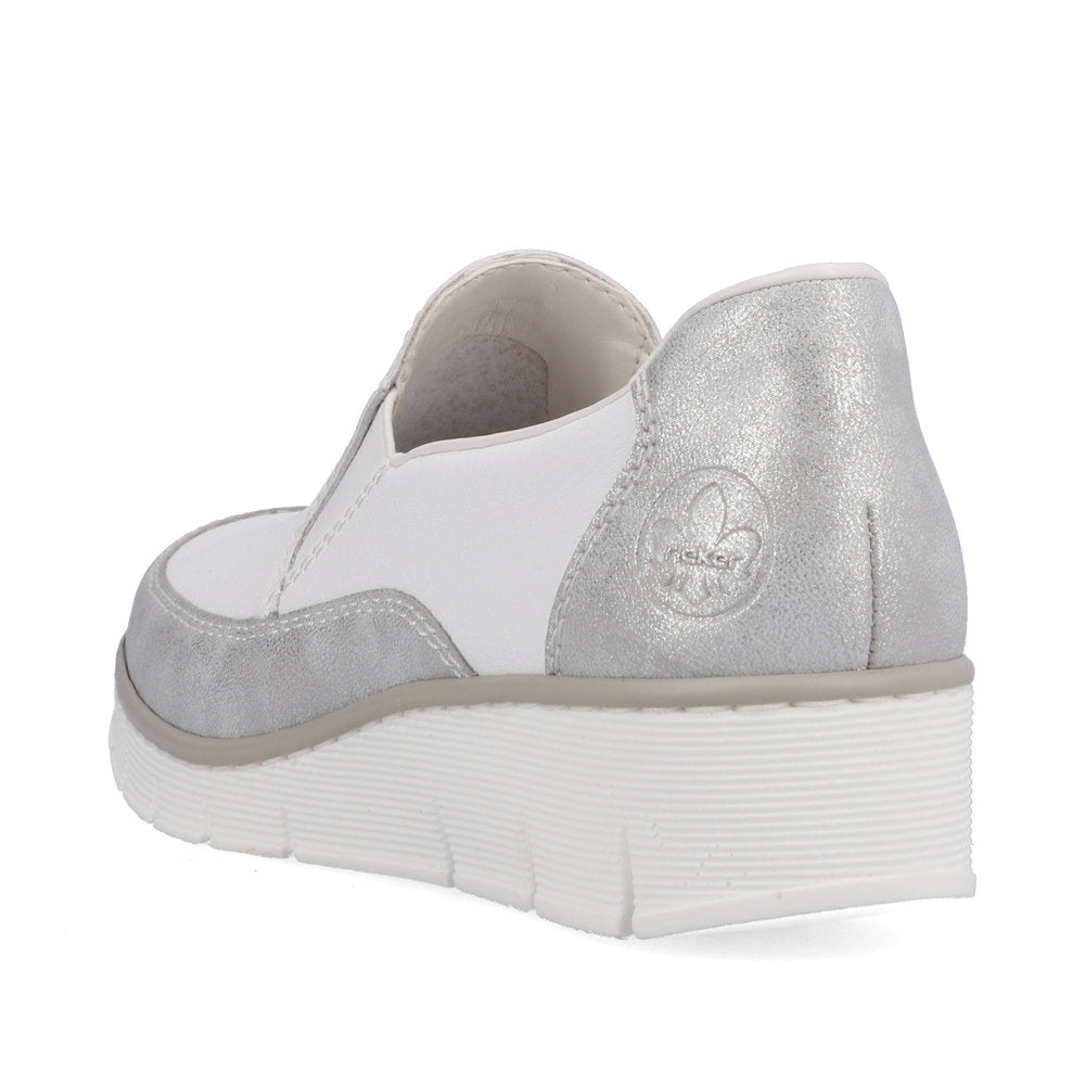 Rieker 53796-80 White Casual Shoes