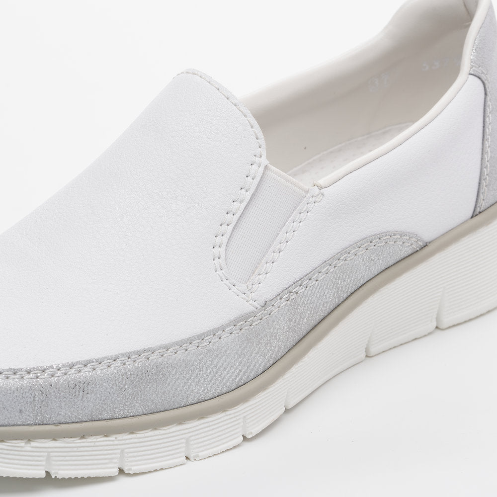 Rieker 53796-80 White Casual Shoes