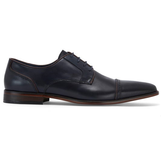 Remus Uomo Bonuci 02158 Navy Leather Derby Shoes