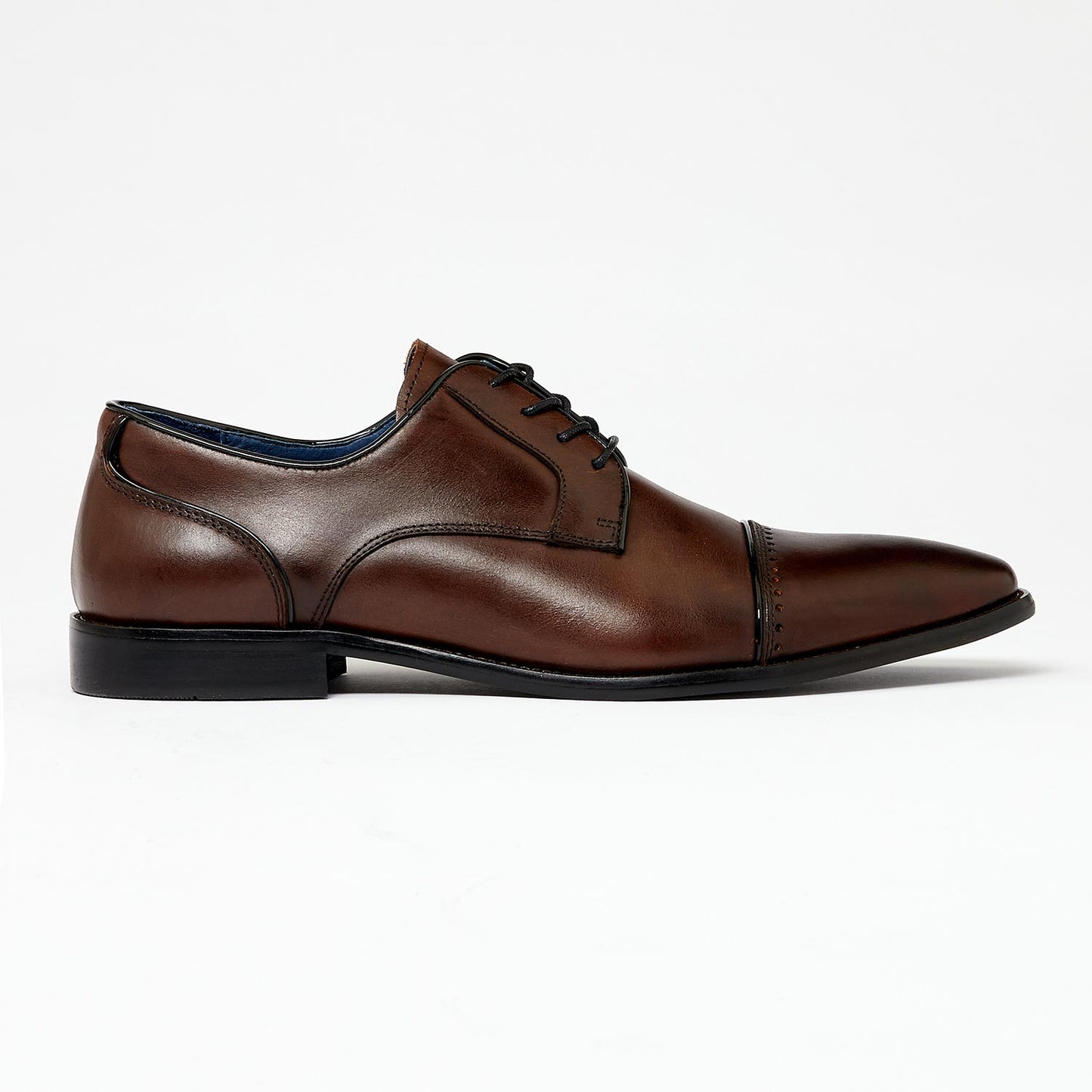 Remus Uomo 02188 Bonuci Brown Leather Derby Shoes
