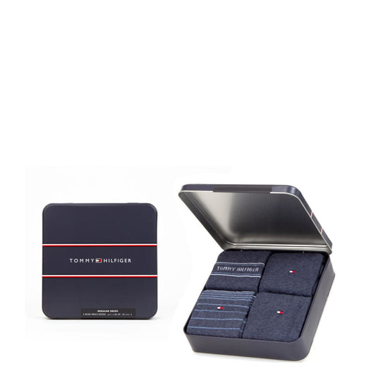 Tommy Hilfiger 701220146 003 Jeans 4 Pack Of Socks In Presentation Tin