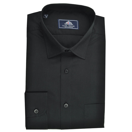 Rael Brook Plain Black Long Sleeve Shirt