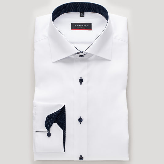 Eterna 8100 00 X13K White Modern Fit Shirt