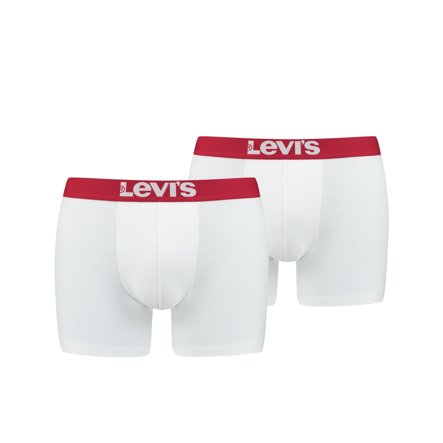 Levi's 905001001 317 White Boxer Brief Two Pack