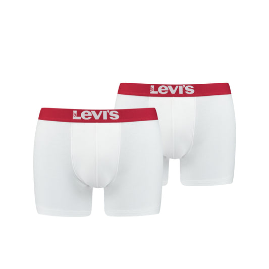 Levi's 905001001 317 White Boxer Brief Two Pack