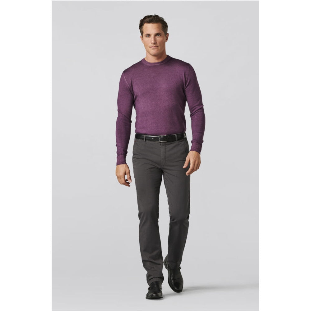 Meyer 316 08 Roma Charcoal Chinos