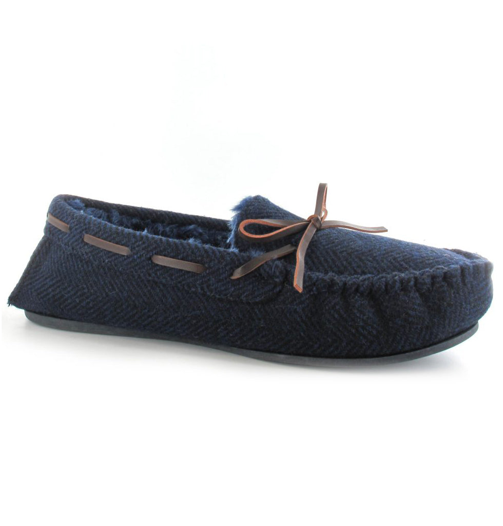 Arthur Navy Slippers