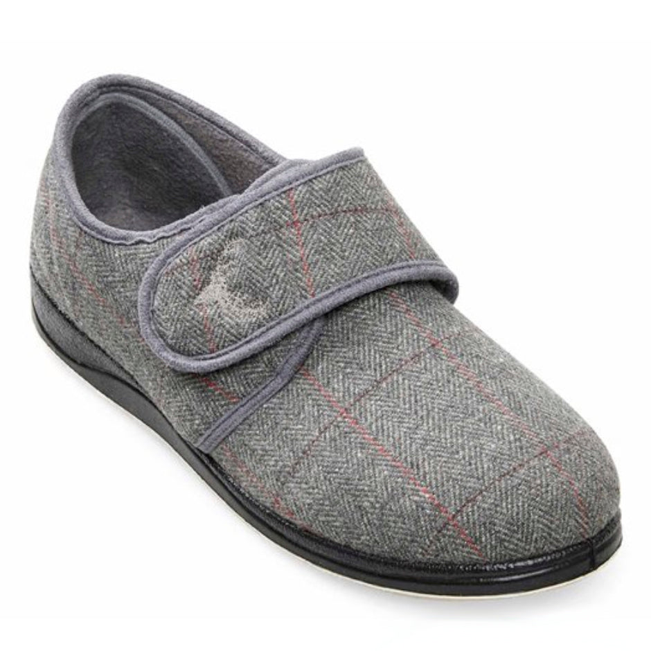 Padders 411/1207 Charles Grey Slippers
