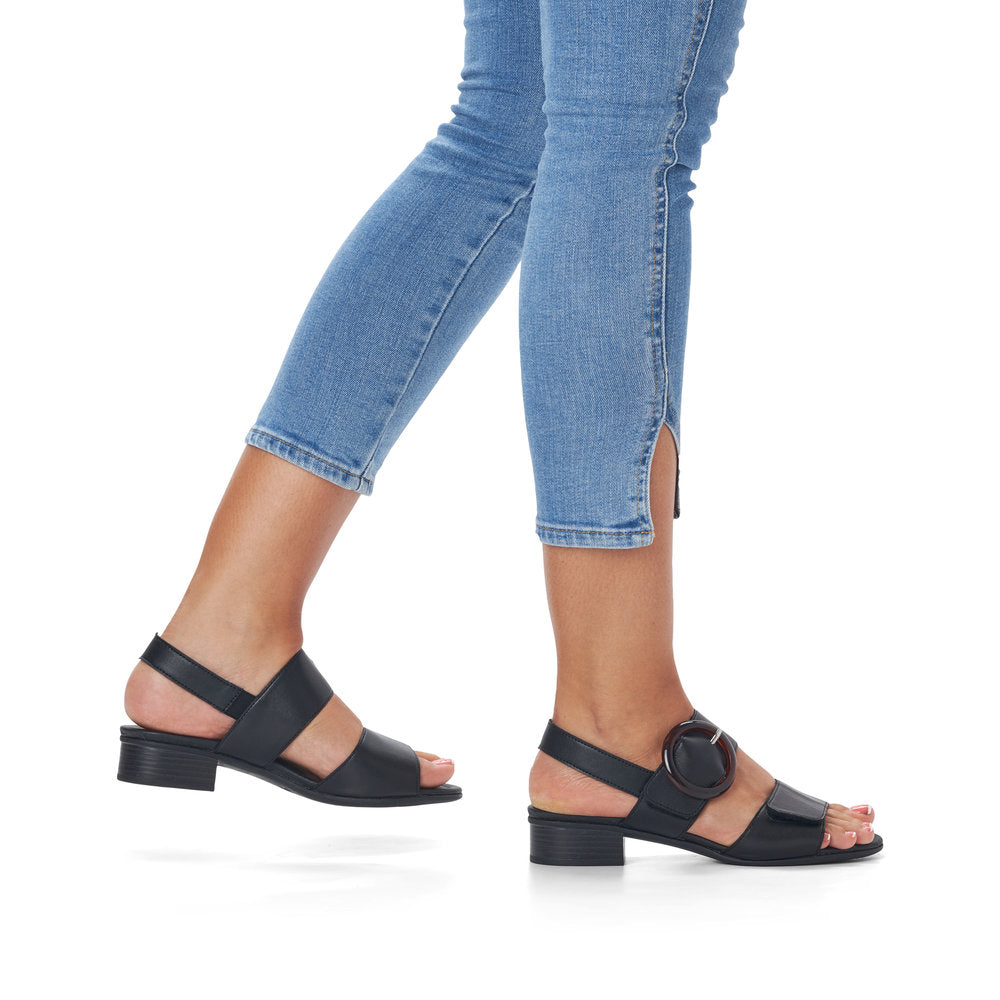 Remonte D0P53-00 Black Sandals