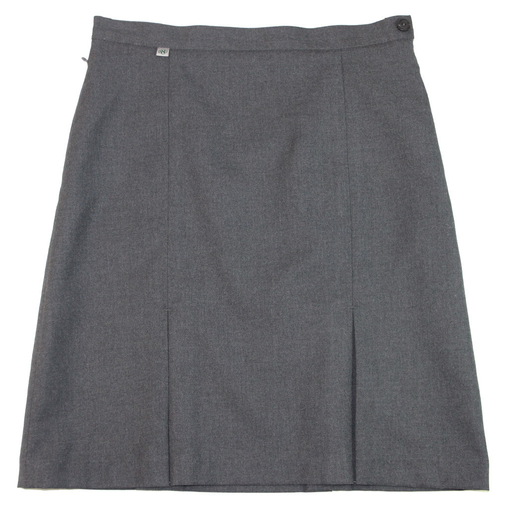 1880 Club 93932 Grey Kickpleat Skirt