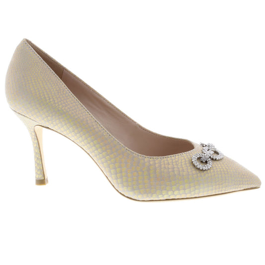 Capollini Diana Champagne Dress Shoes