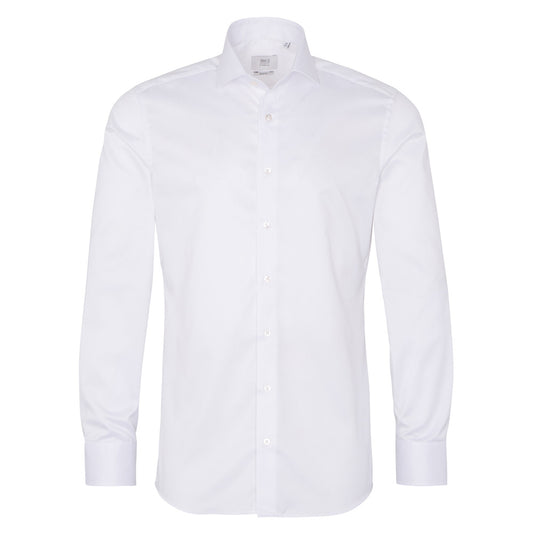 Eterna 8005 00 X687 Modern Fit White 2 Ply Long Sleeve Shirt