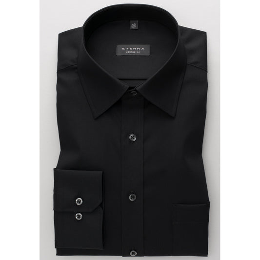Eterna 1100 39 E19K Black Comfort Dress Shirt