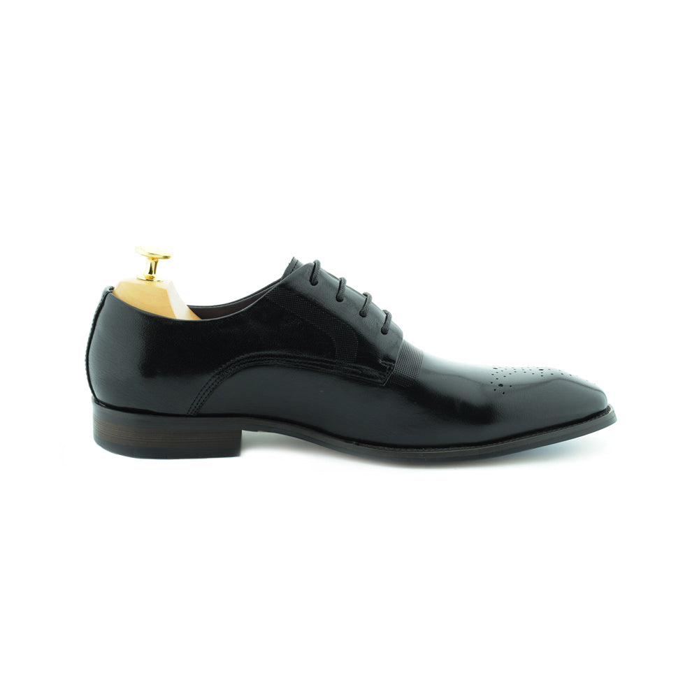 Paolo Vandini Eton Black Formal Shoes