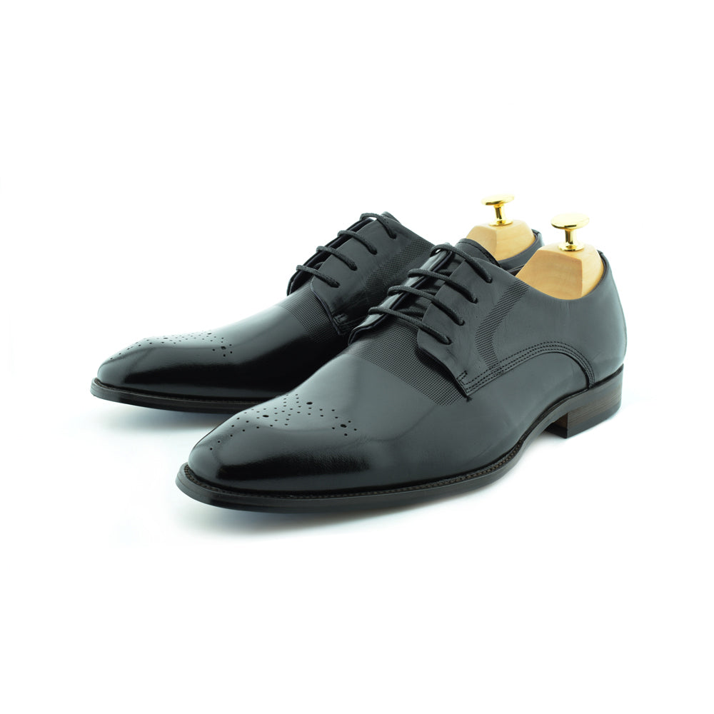 Paolo Vandini Eton Black Formal Shoes