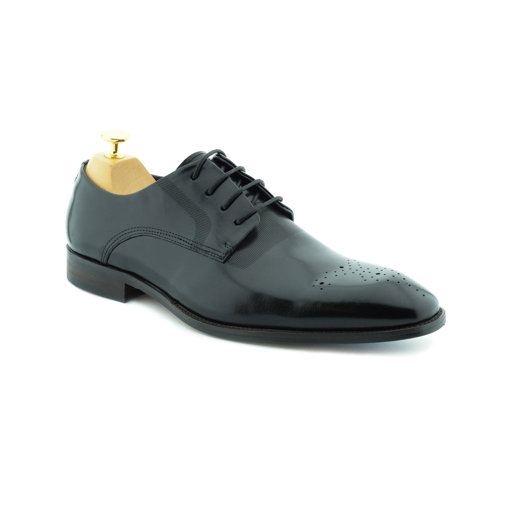 Paolo Vandini Eton Black Formal Shoes