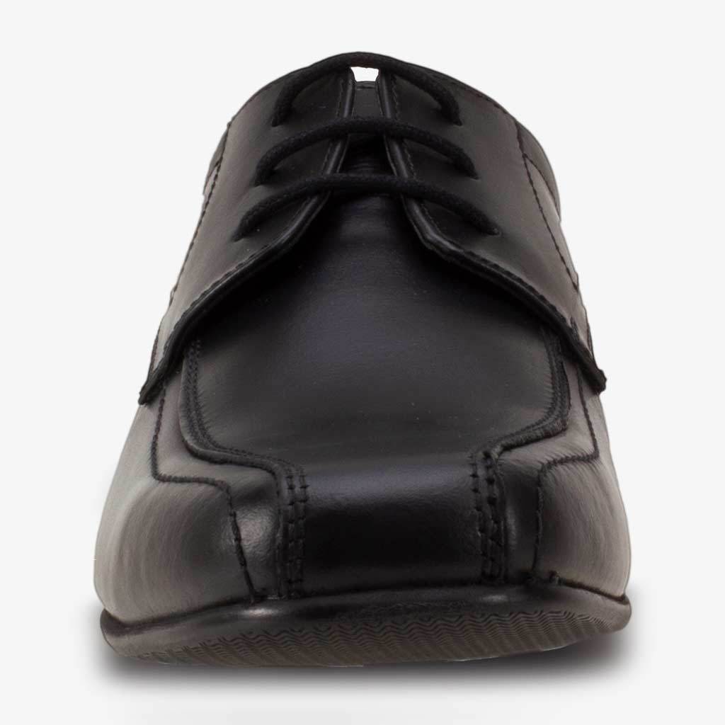 Boys Term Finn Black School Shoes