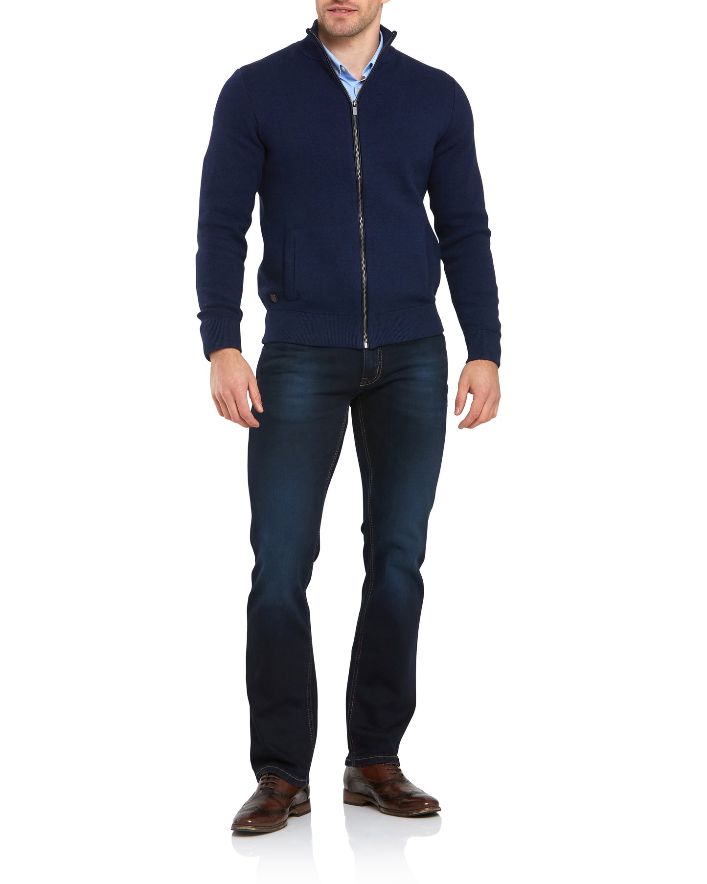 6Th Sense Fred Blue Black 12 Bootcut Jeans