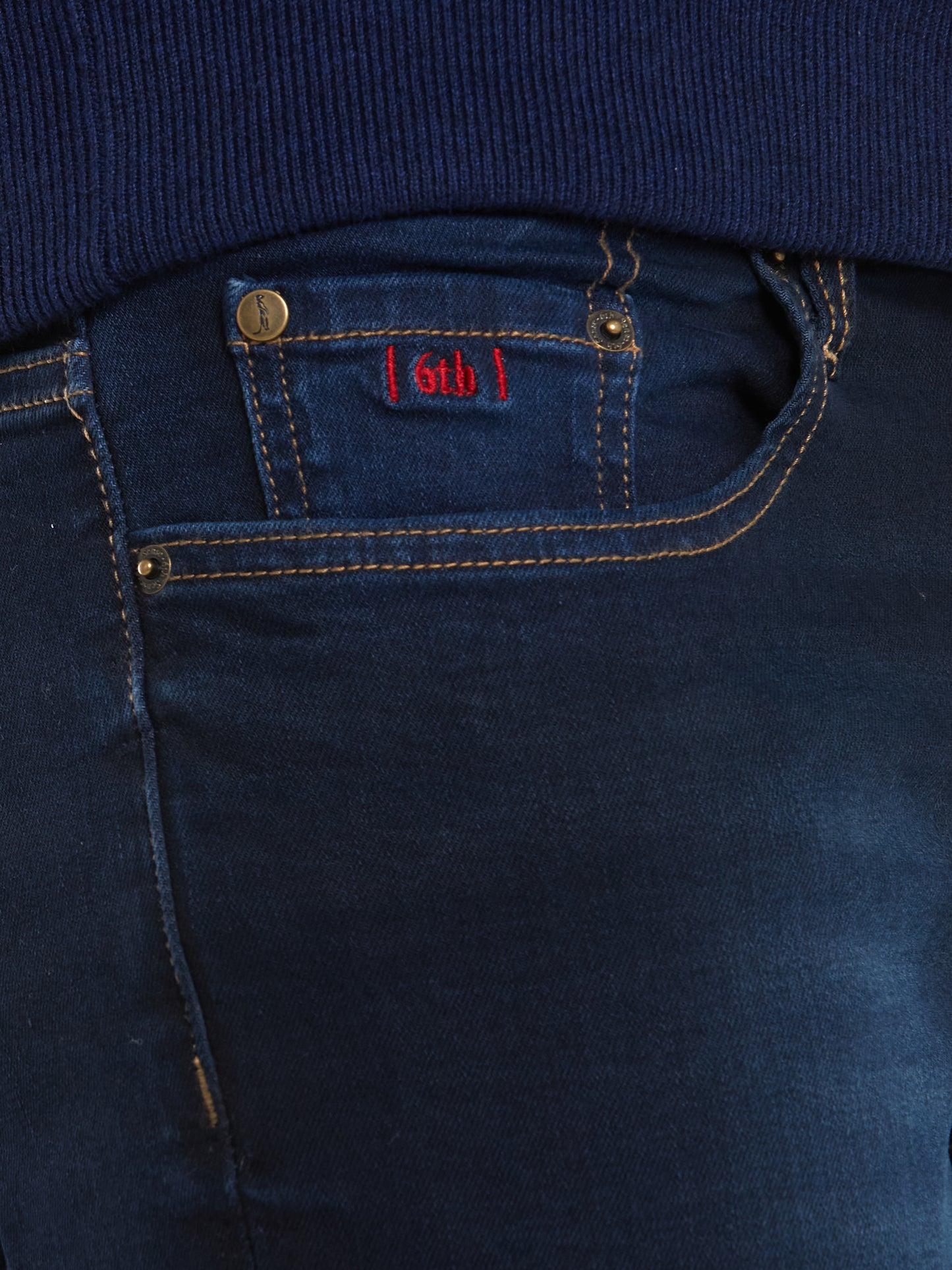 6Th Sense Fred Blue Black 12 Bootcut Jeans