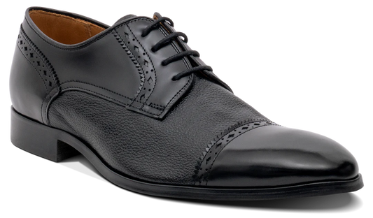 Barker Ashbourne Black Hi Shine Formal Shoes