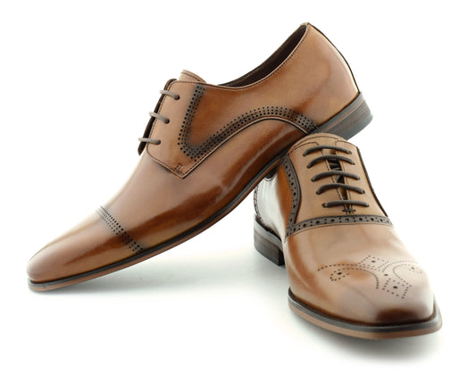 Paolo Vandini Gace Tan Formal Shoes