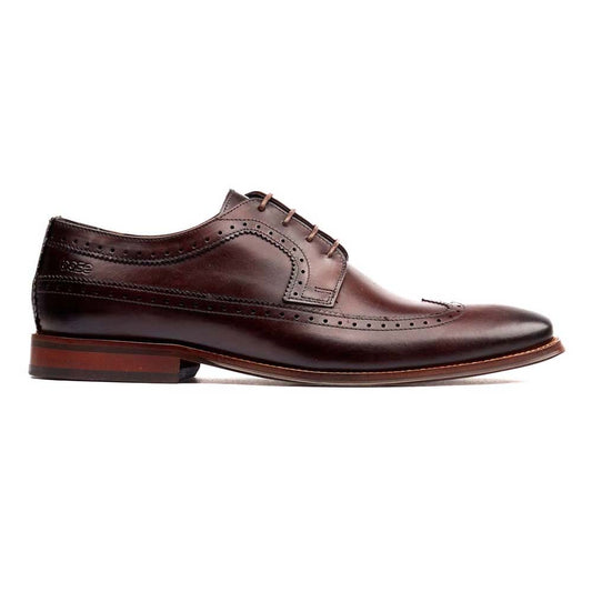 Base London Havisham Washed Brown Formal Shoes