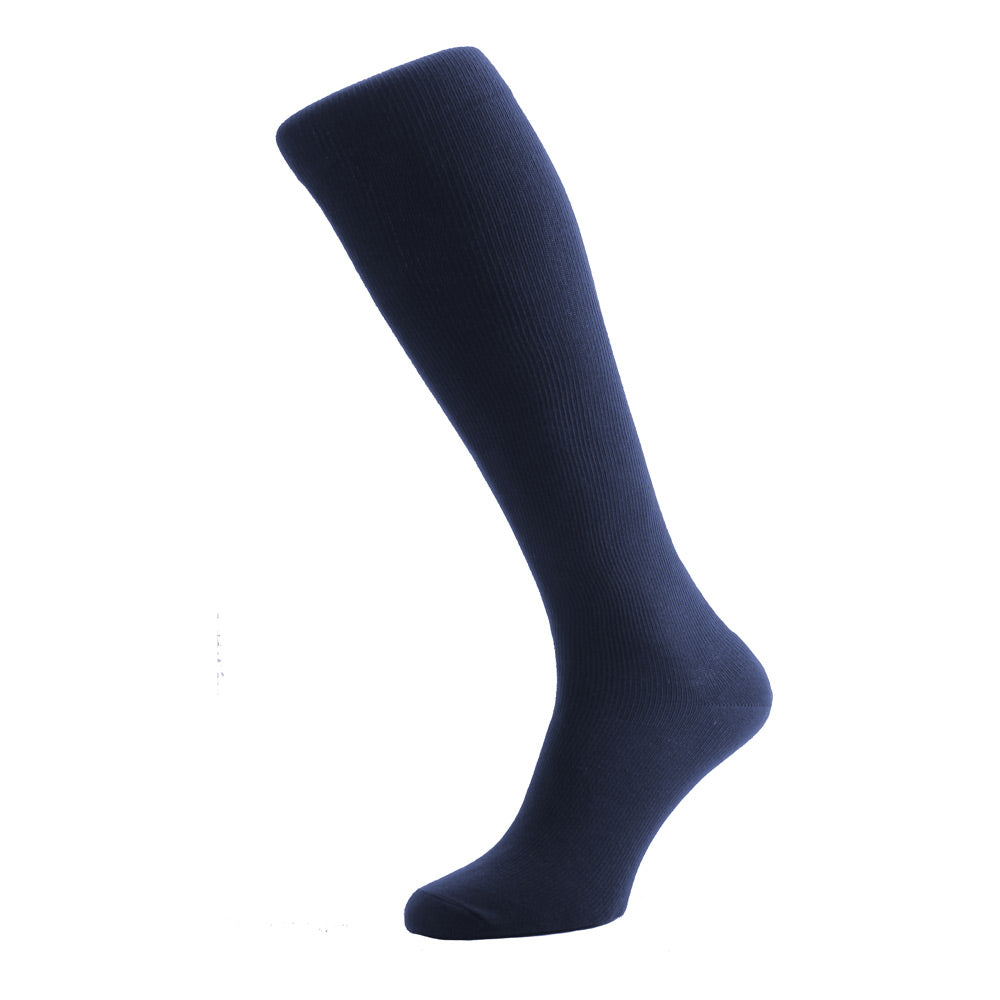 HJ Hall HJ747 Flysafe Navy Compression Flight Sock