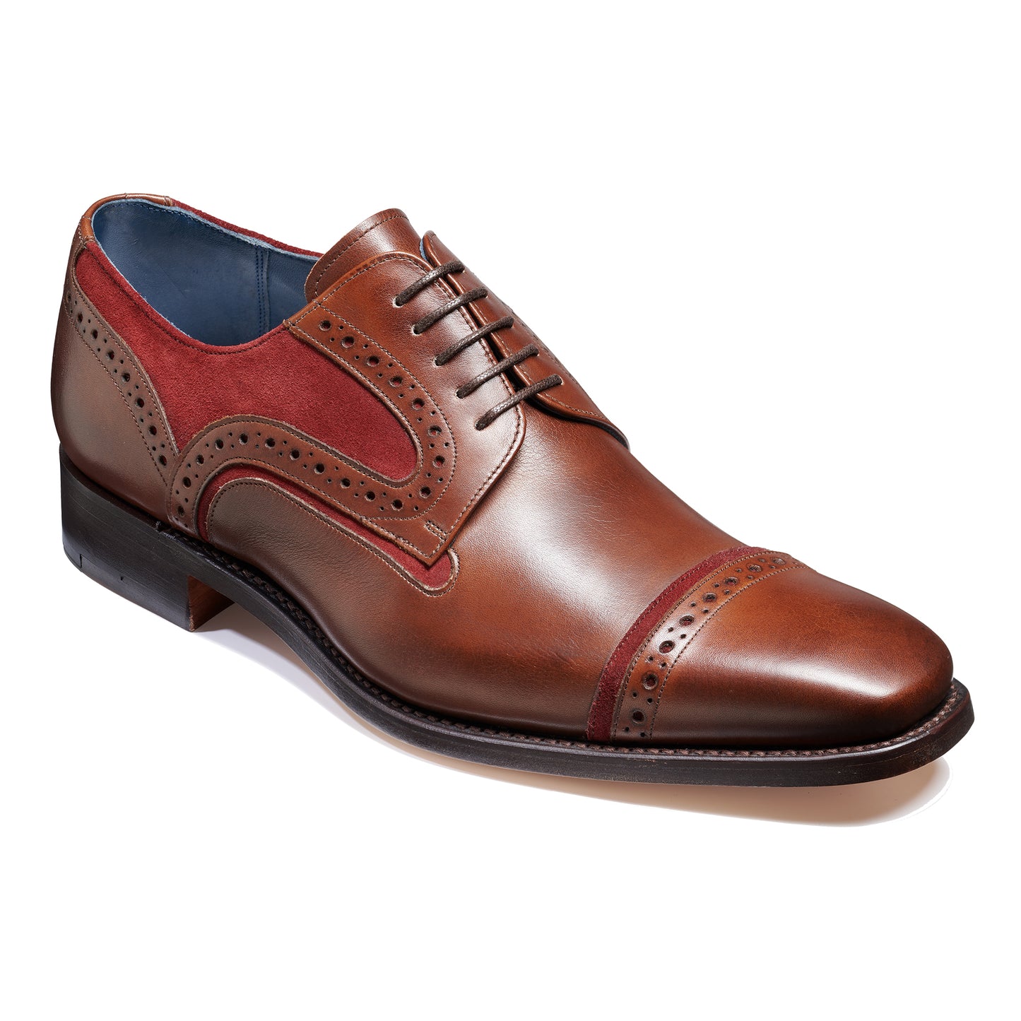 Barker Haig Walnut Calf Derby Shoes