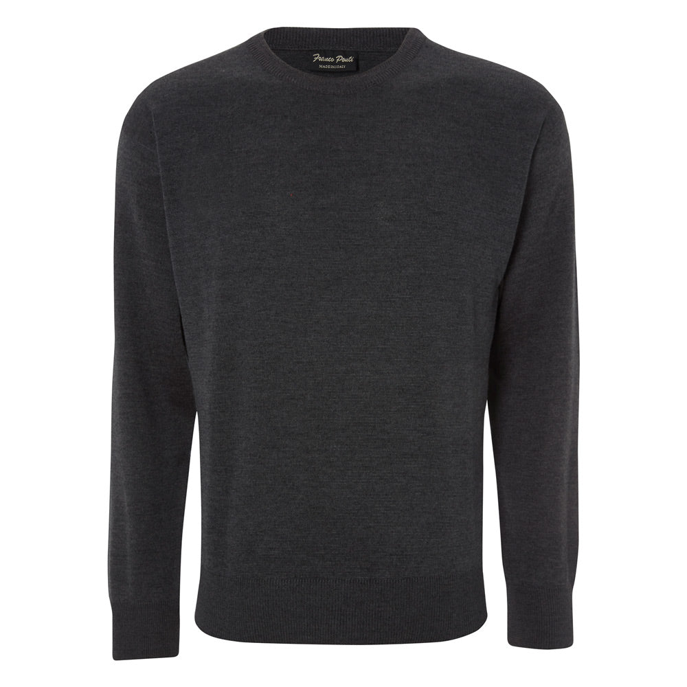 Franco Ponti Charcoal Crew Neck Pullover
