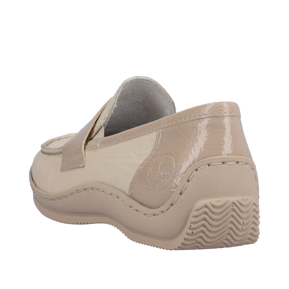 Rieker L1752-60 Cream Casual Shoes