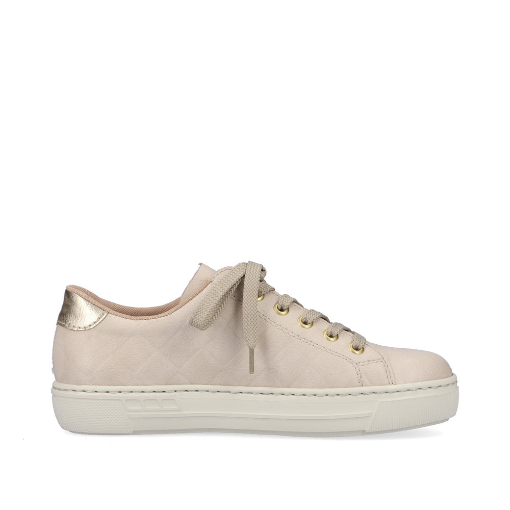 Rieker L9800-80 Ivory Trainers