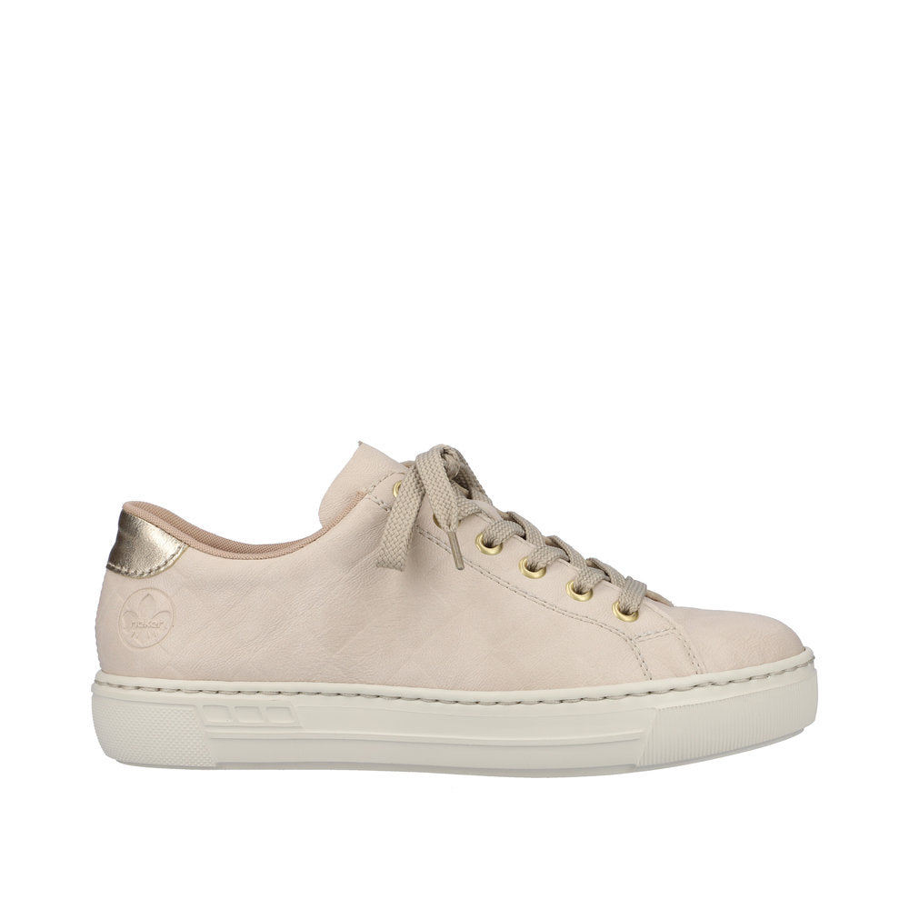 Rieker L9800-80 Ivory Trainers