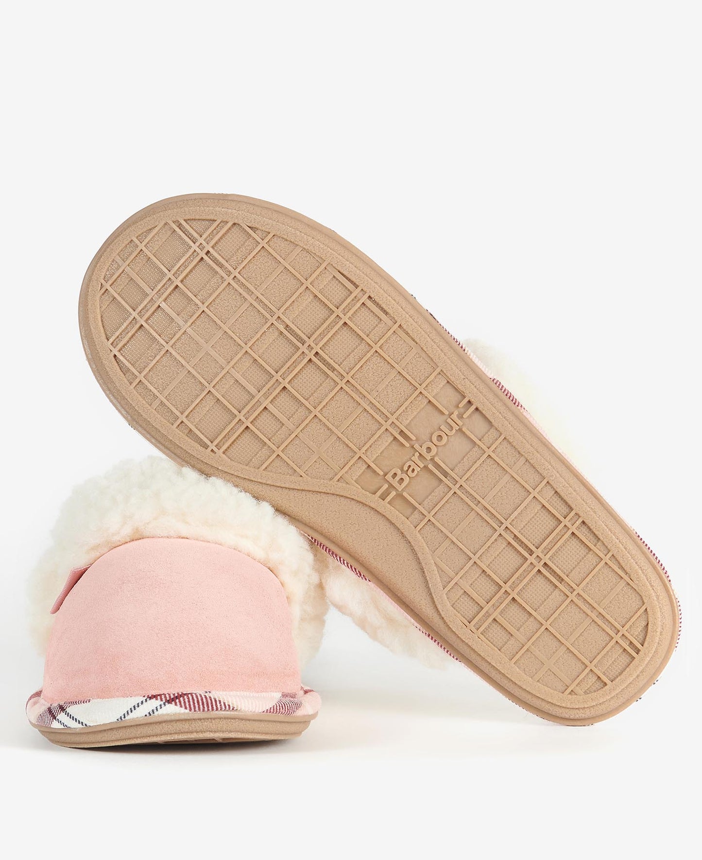 Barbour Lydia Pink Mule Slippers