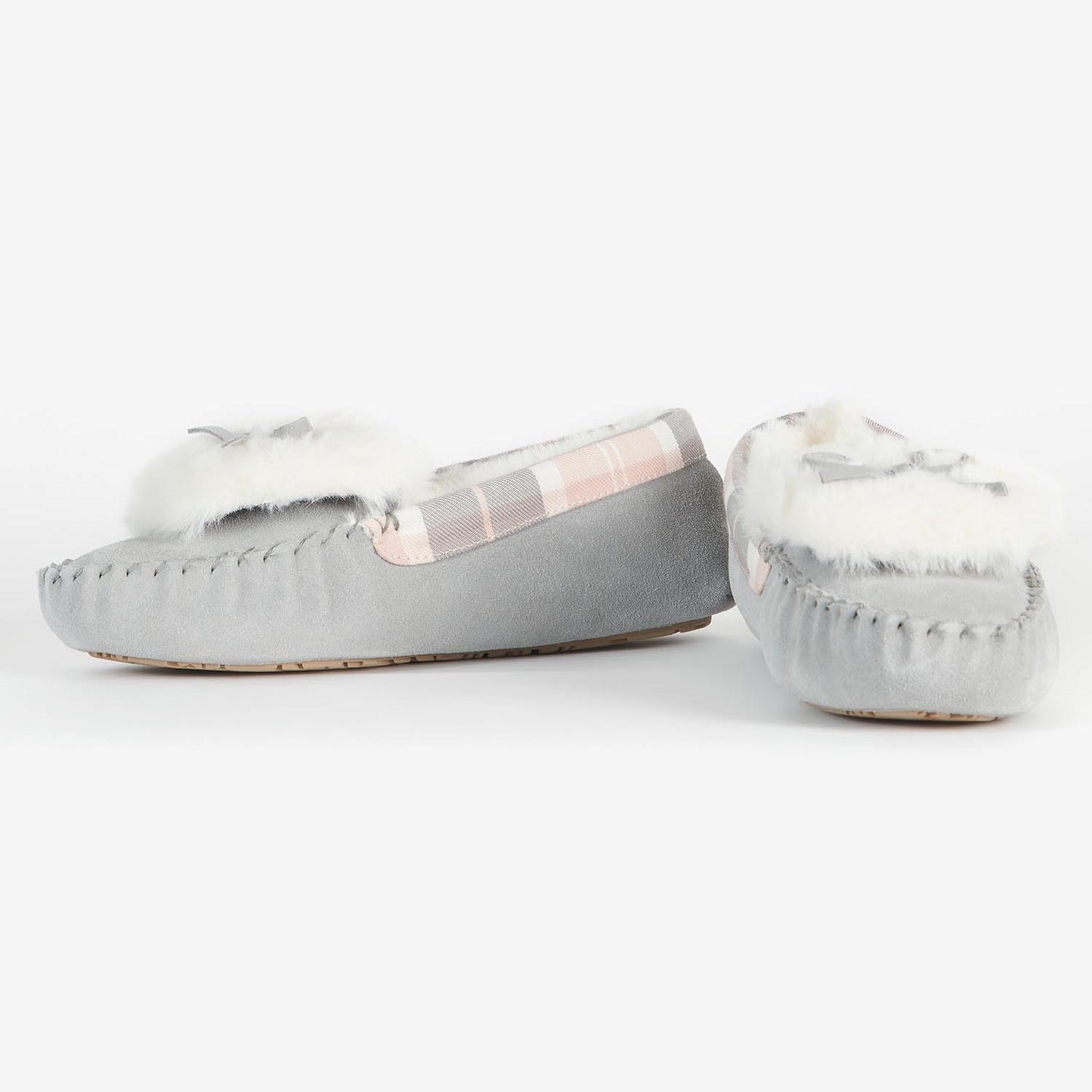 Barbour Ladies Darcie Grey Slippers