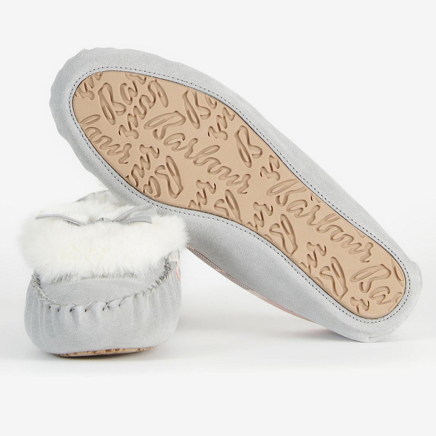 Barbour Ladies Darcie Grey Slippers
